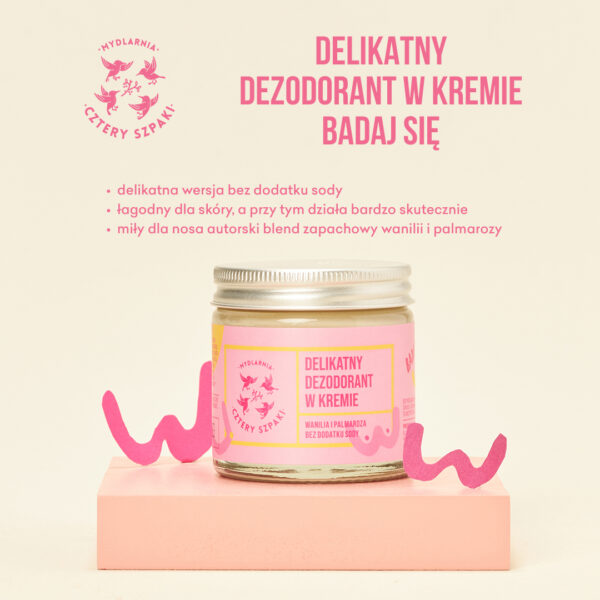Delikatny dezodorant w kremie Badaj Się! - obrazek 3