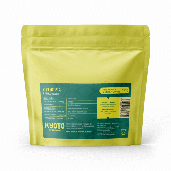 Kawa KYOTO Ethiopia Gedeb (Kawa specialty) 250 g - obrazek 2