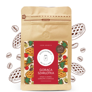 Kawa o smaku GORĄCEJ SZARLOTKI mielona 200 g