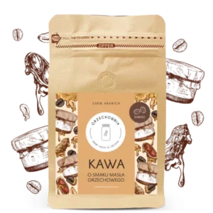Kawa o smaku masła orzechowego ziarnista 200 g