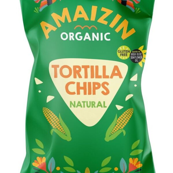 Chipsy tortilla kukurydziane Bezglutenowe BIO 250g