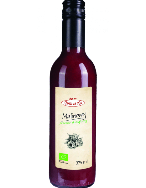 Przecier malinowy niesłodzony EKO 375 ml - obrazek 3