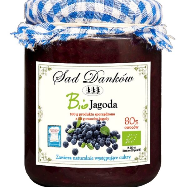 Dżem jagodowy bez dodatku cukru 260g BIO