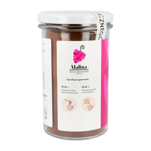 Kawa rozpuszczalna Malinowa 130g - obrazek 2