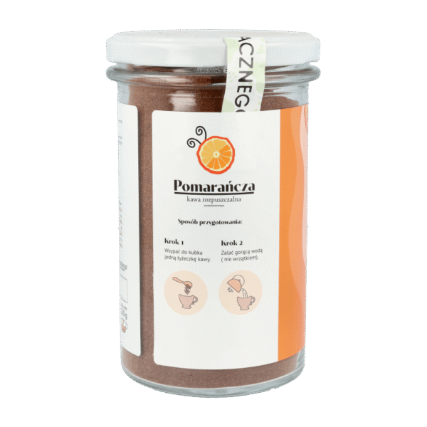 Kawa rozpuszczalna Pomarańczowa 130g - obrazek 2
