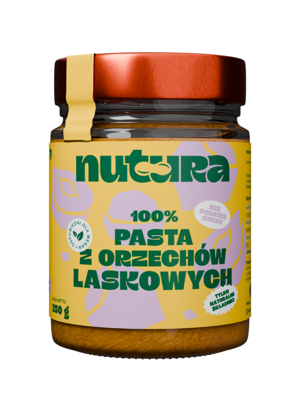 Pasta z orzechów laskowych 250g