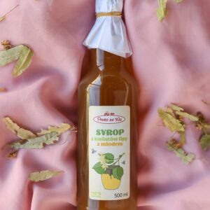 Syrop z kwiatów lipy z miodem lipowym
