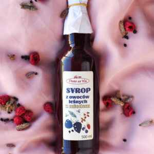 Syrop z owoców leśnych z miodem