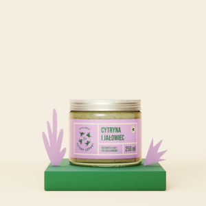 Cytryna i Jałowiec - rozświetlający peeling cukrowy