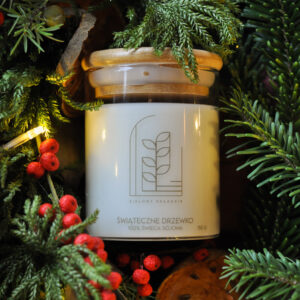 Świeca sojowa zapachowa – Świąteczne drzewko 100g