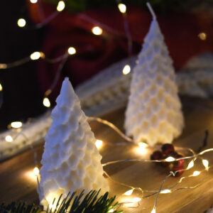 Świeca sojowa - choinka mała