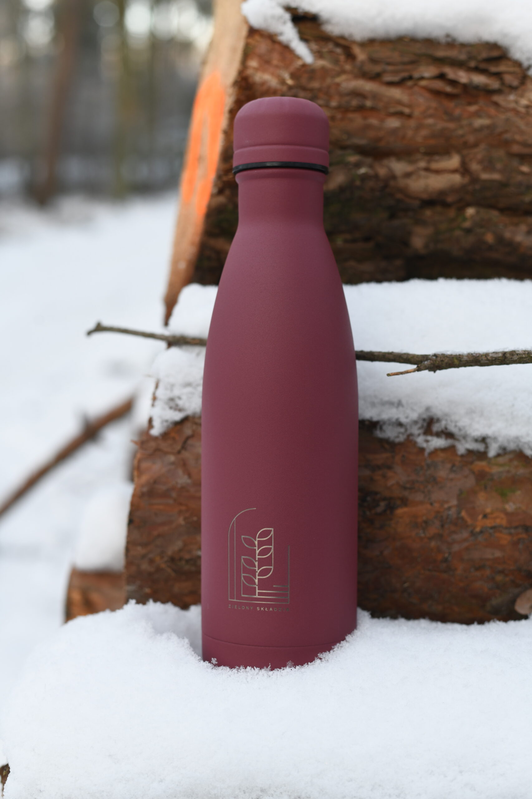 Butelka Termiczna- Burgundy 500ml