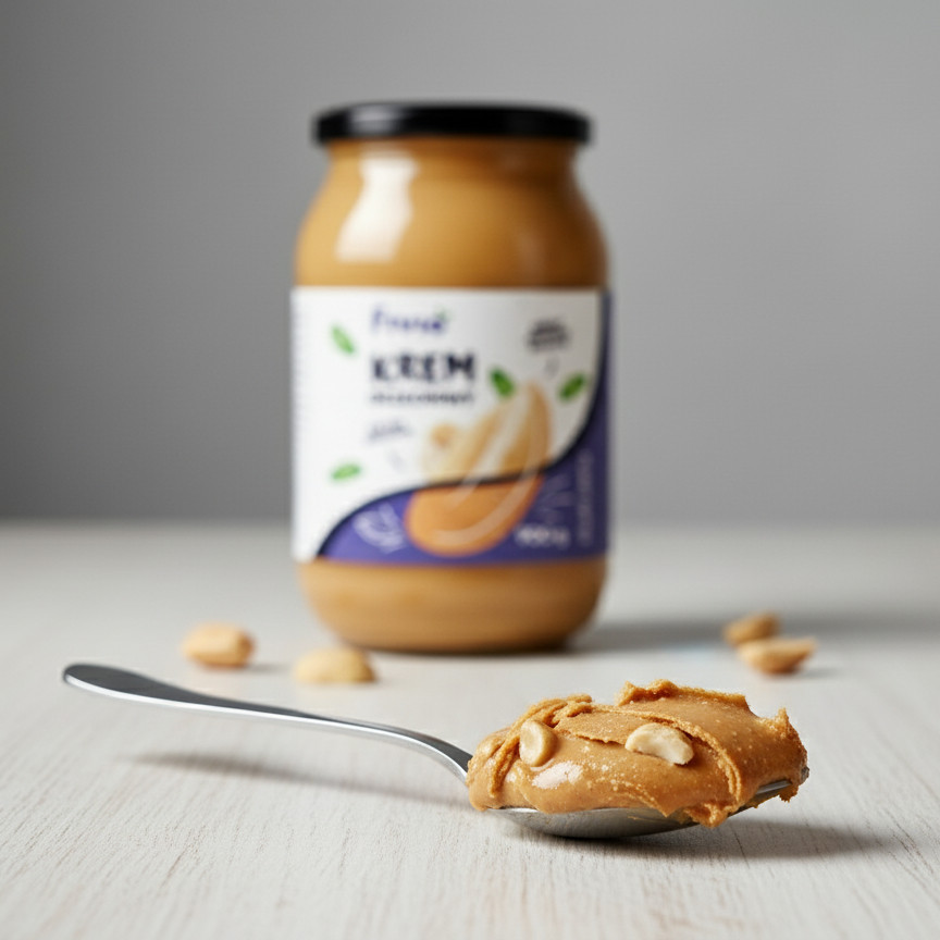 Krem orzechowy smooth 900g - obrazek 2