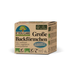 Papilotki do muffinek 6,3 cm, FSC, 60 sztuk, If You Care