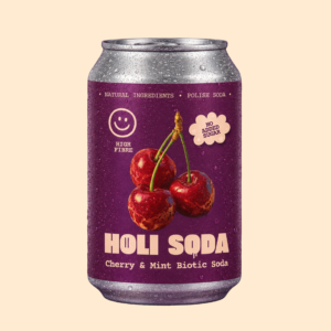 Holi soda Wiśnia& Mięta 330ml